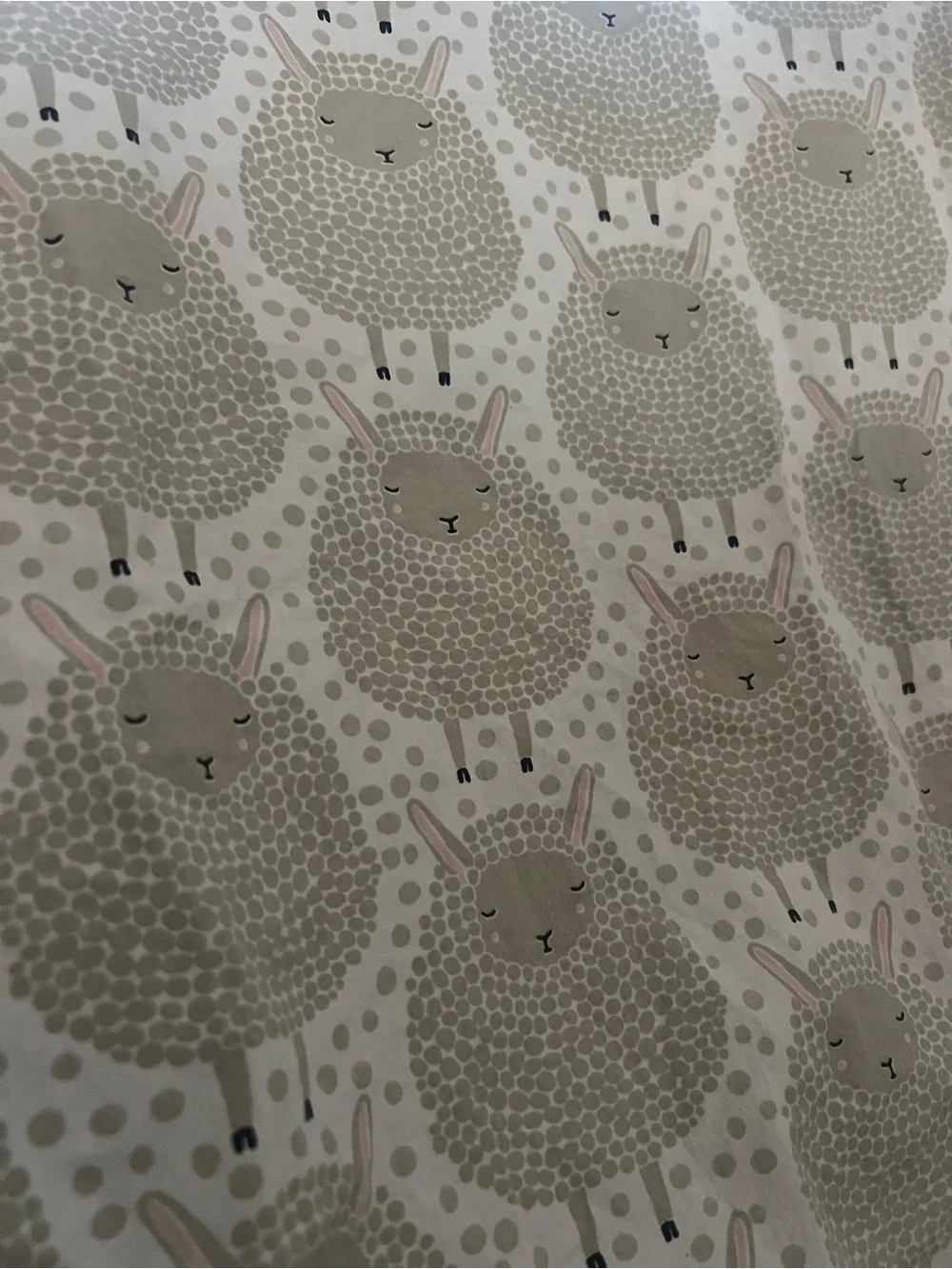 Crate&kids sheep crib sheet